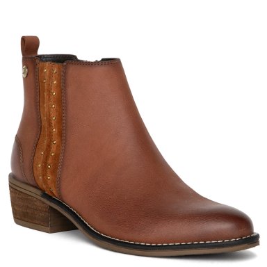 BOTINES MUJER GACEL CAFÉ GINA CUERO - 3