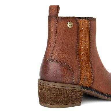 BOTINES MUJER GACEL CAFÉ GINA CUERO - 5
