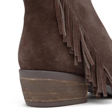 BOTINES MUJER GACEL CHOCOLATE GINITA CUERO - 5