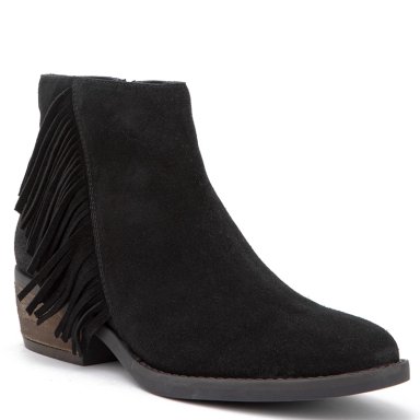 BOTINES MUJER GACEL NEGRO GINITA CUERO - 3