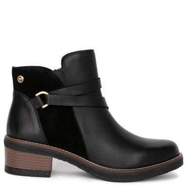BOTINES MUJER GACEL NEGRO MIKA CUERO - 1