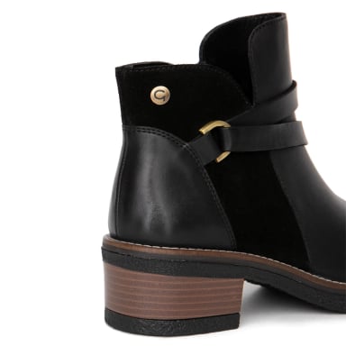 BOTINES MUJER GACEL NEGRO MIKA CUERO - 5