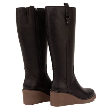 BOTAS MUJER GACEL NEGRO LEDY CUERO - 4