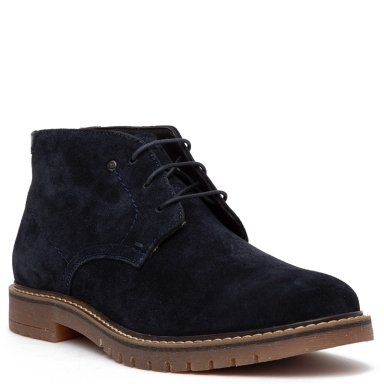 BOTINES HOMBRE GUANTE AZUL MARINO ALBANY CUERO - 3