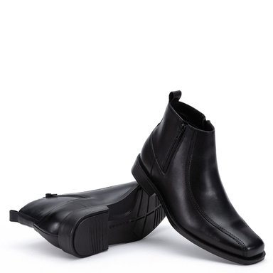 BOTINES HOMBRE GUANTE NEGRO CLEVELAND CUERO - 5