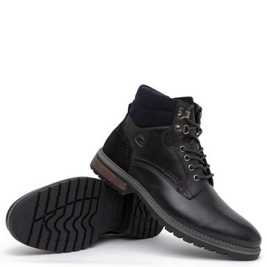 BOTINES HOMBRE GUANTE NEGRO SALENTO CUERO - 5