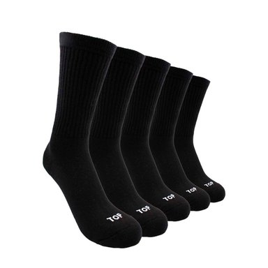 CALCETINES MUJER TOP PACK X5 NEGRO - 1