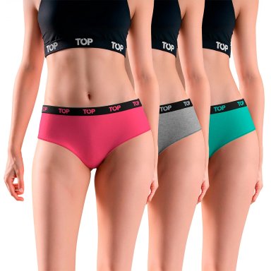 PANTALETA MUJER TOP MULTICOLOR - 1