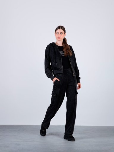 PANTALÓN MUJER EVERLAST ALGODÓN IRON - 1