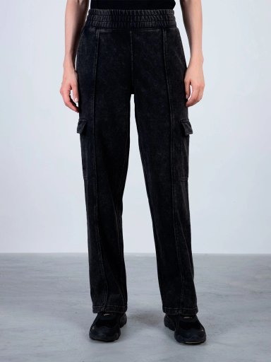 PANTALÓN MUJER EVERLAST ALGODÓN IRON - 3