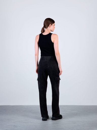 PANTALÓN MUJER EVERLAST ALGODÓN IRON - 4