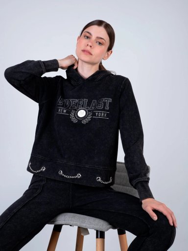 POLERÓN MUJER EVERLAST ALGODÓN HOODIE - 1