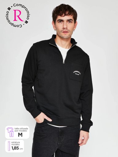 POLERÓN HOMBRE PEPE JEANS ALGODÓN HALF ZIPPER - 1
