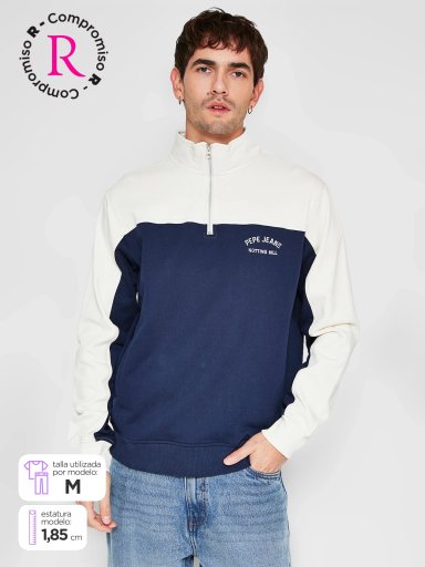 POLERÓN HOMBRE PEPE JEANS ALGODÓN HALF ZIPPER - 1
