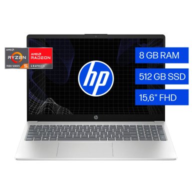 NOTEBOOK HP 15-FC0252LA AMD RYZEN 5 8GB RAM 512GB SSD 15.6 - 1