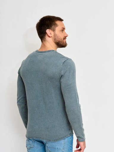 SWEATER HOMBRE BARBADOS ALGODÓN CREW NECK LAVADO - 2