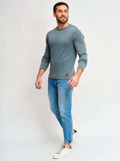 SWEATER HOMBRE BARBADOS ALGODÓN CREW NECK LAVADO - 4