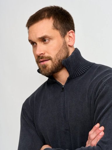 SWEATER HOMBRE BARBADOS ALGODÓN HALF ZIPPER - 3