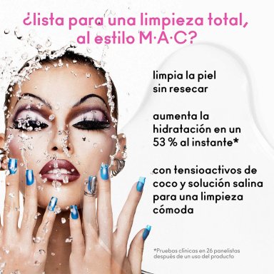 AGUA MICELAR DEW OVER MICELLAR WATER MAC COSMETICS 100ML
 - 5