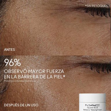 CREMA HIDRATANTE HYPER REAL SKINCANVAS WATERLIGHT CREAM HA3 MOITURIZER MAC 50ML 
 - 3