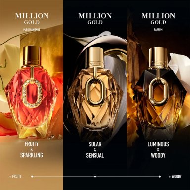 PERFUME RABANNE MILLION GOLD FOR HER PURE DIAMONDS MUJER EDP 90 ML - 4