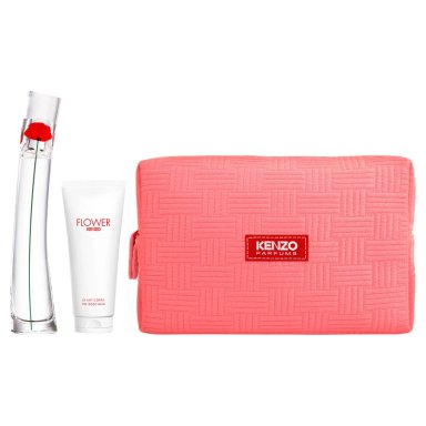 SET PERFUME MUJER KENZO FLOWER EDP 50ML+75ML+BEAUTY POUCH - 2