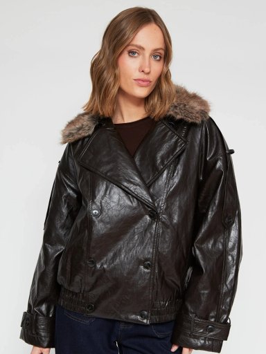 CHAQUETA MUJER MARQUIS EFECTO PIEL - 2