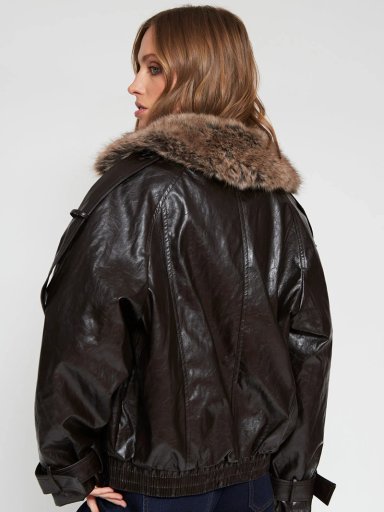 CHAQUETA MUJER MARQUIS EFECTO PIEL - 3
