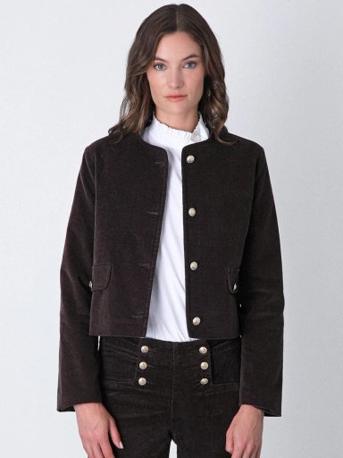 CHAQUETA MUJER RAINDOOR ALGODÓN BOTONES - 3