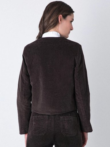 CHAQUETA MUJER RAINDOOR ALGODÓN BOTONES - 5