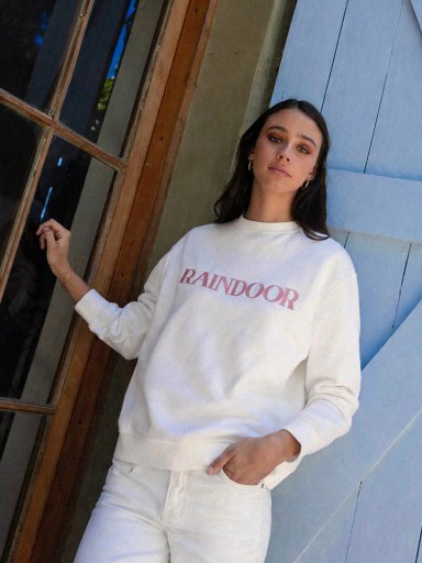 POLERÓN MUJER RAINDOOR ALGODÓN BORDADO - 1