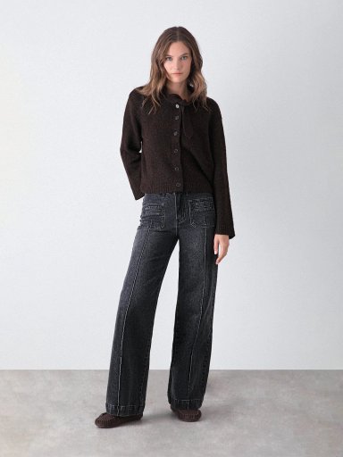 PANTALÓN MUJER RAINDOOR ALGODÓN WIDELEG - 1