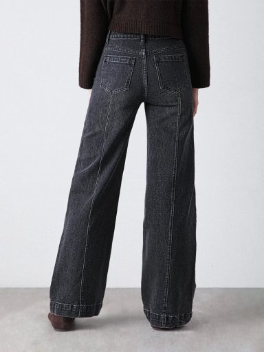 PANTALÓN MUJER RAINDOOR ALGODÓN WIDELEG - 4