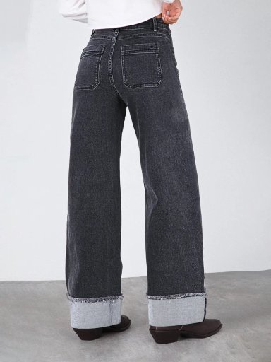 PANTALÓN MUJER RAINDOOR ALGODÓN WIDELEG - 5