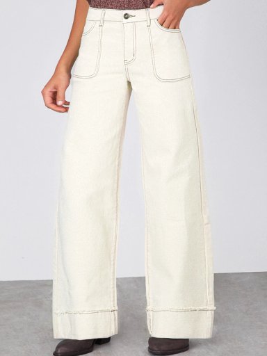 PANTALÓN MUJER RAINDOOR ALGODÓN WIDE LEG - 2