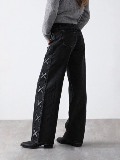 PANTALÓN MUJER RAINDOOR ALGODÓN FRANJA LATERAL - 4
