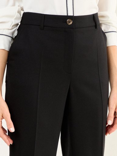 PANTALÓN MUJER MA GRIFFE FRANELA FORMAL CLÁSICO RECTO - 5
