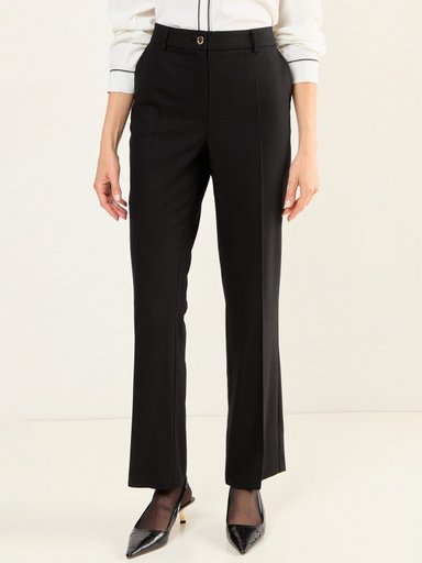 PANTALÓN MUJER MA GRIFFE FRANELA FORMAL CLÁSICO RECTO - 3