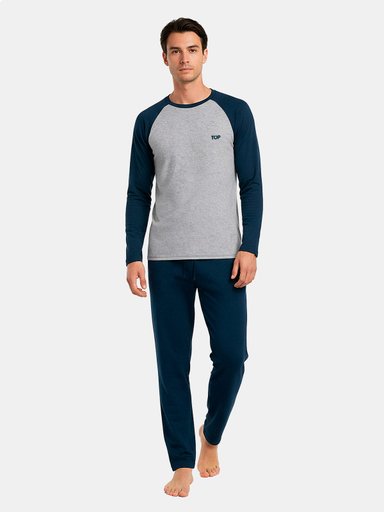 PIJAMA HOMBRE TOP ALGODÓN - 2