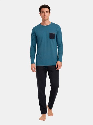 PIJAMA HOMBRE TOP ALGODÓN  - 2