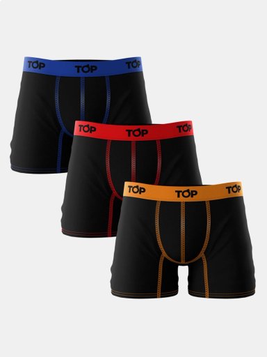 PACK X3 BÓXER HOMBRE TOP ALGODÓN  - 1