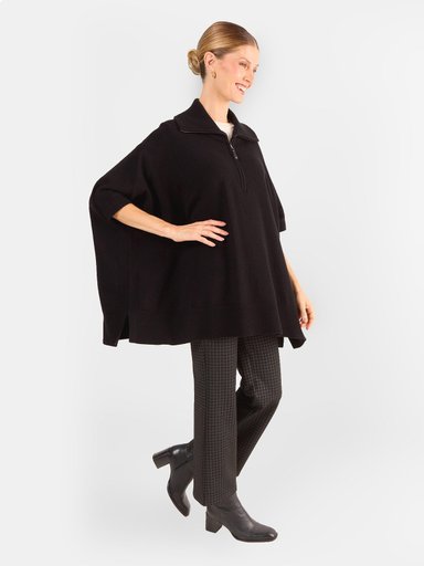 PONCHO MUJER MA GRIFFE CIERRE Y CUELLO ALTO - 4