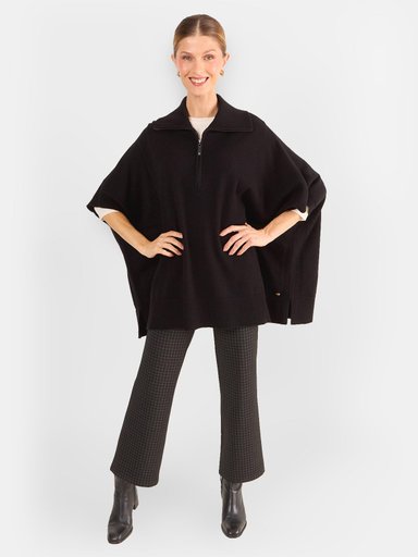 PONCHO MUJER MA GRIFFE CIERRE Y CUELLO ALTO - 5