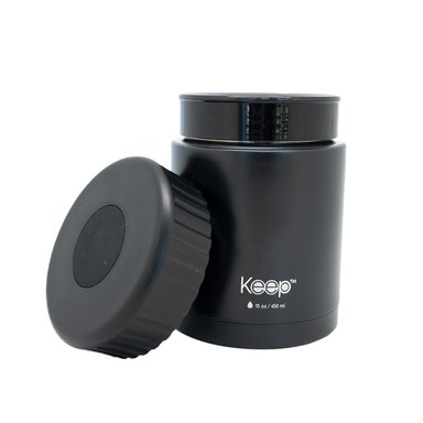 TERMO COMIDA KEEP COLORES 450 ML NEGRO - 3