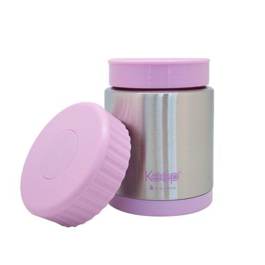 TERMO COMIDA KEEP COLORES 450 ML ROSADO - 3