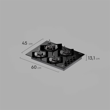 ENCIMERA A GAS ELECTROLUX 4 PLATOS KE4GC - 3