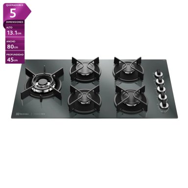 ENCIMERA A GAS ELECTROLUX 5 PLATOS KE5HP - 1