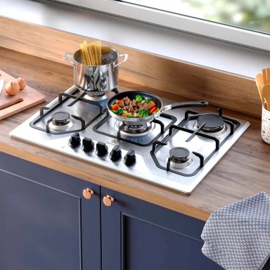 ENCIMERA A GAS ELECTROLUX 5 PLATOS KE5XC - 6