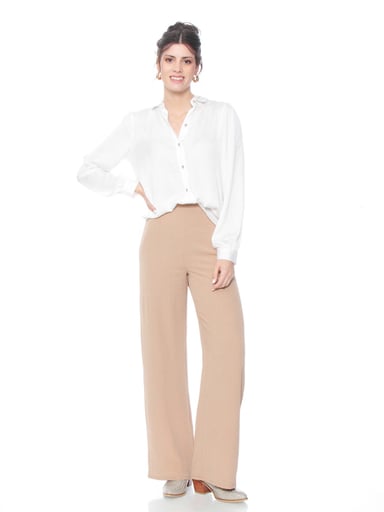 BLUSA MUJER WADOS MANGA LARGA ABOTONADA - 1