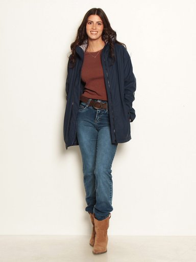 CHAQUETA MUJER WADOS MANGA LARGA IMPERMEABLE CAPUCHA - 1